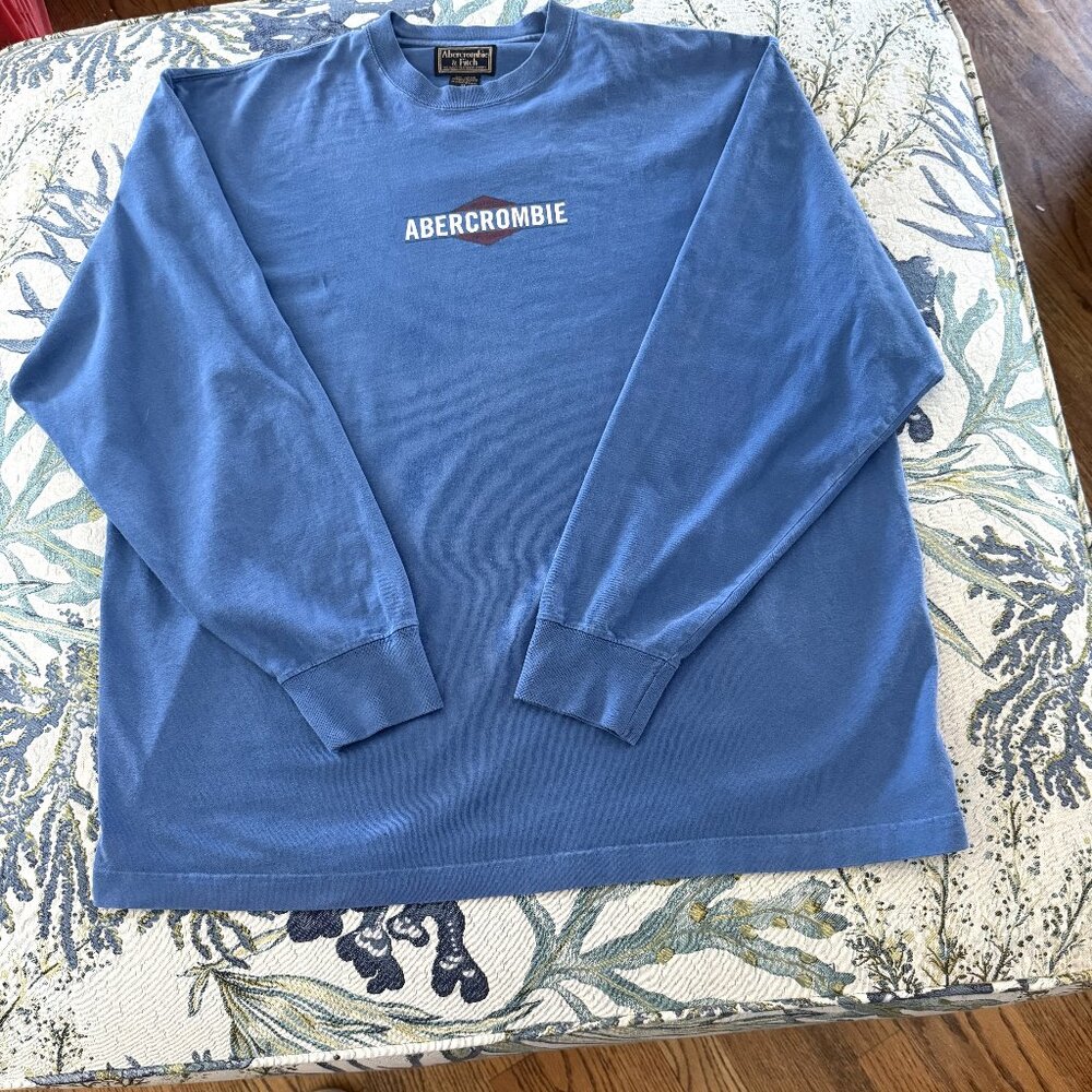 Vintage Abercrombie & Fitch Y2K Long Sleeved T-Shirt Size XL